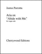 Aria on Abide with Me Organ sheet music cover